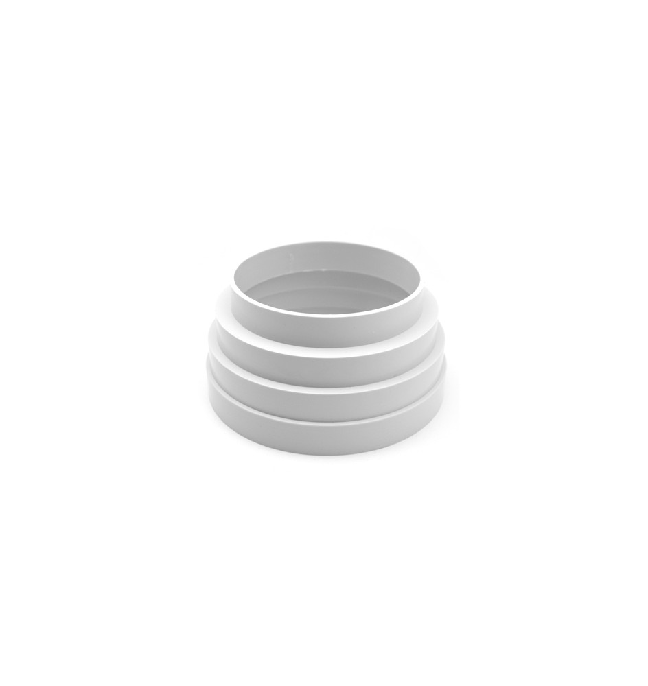CONO DI RIDUZIONE MF IN ABS 100-125MM PER TUBO NON BICCHIERATO -