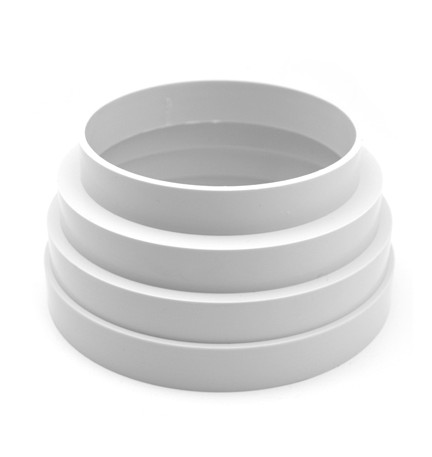 CONO DI RIDUZIONE MF IN ABS 100-125MM PER TUBO NON BICCHIERATO -