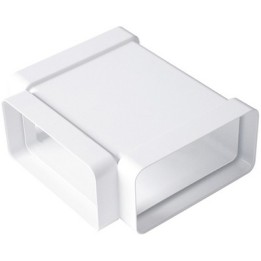 RACCORDO A "T" IN ABS PER TUBO RETTANGOLARE mm 120x60