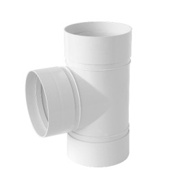 RACCORDO A T IN ABS Diam. 125 mm