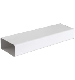 TUBO PER SISTEMA DI AERAZIONE CANALIZZATA IN PVC PER CAPPA CUCINA 1000 mm - sez. 120x60