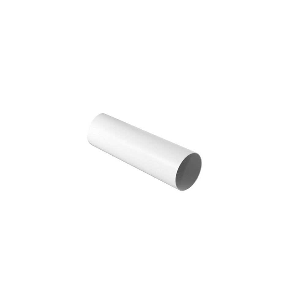 TUBO TONDO PER SISTEMA DI AERAZIONE CANALIZZATA BIANCO Diam. 150 mm - Lungh. 1000 mm