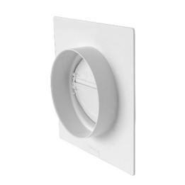 PLACCA PASSAGGIO A MURO TUBO TONDO Diam. 100 mm