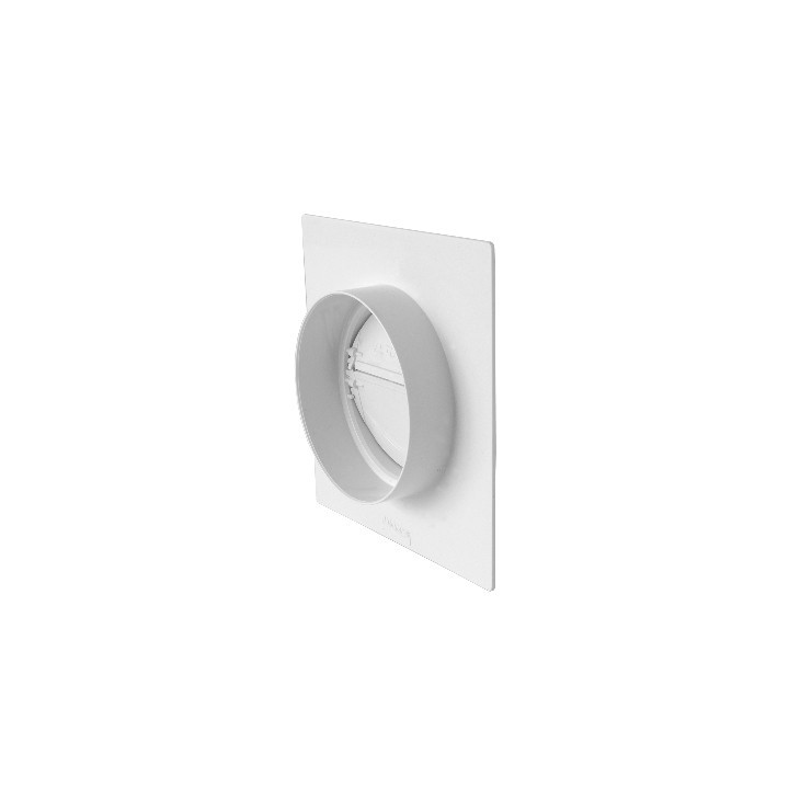 PLACCA PASSAGGIO A MURO TUBO TONDO Diam. 100 mm