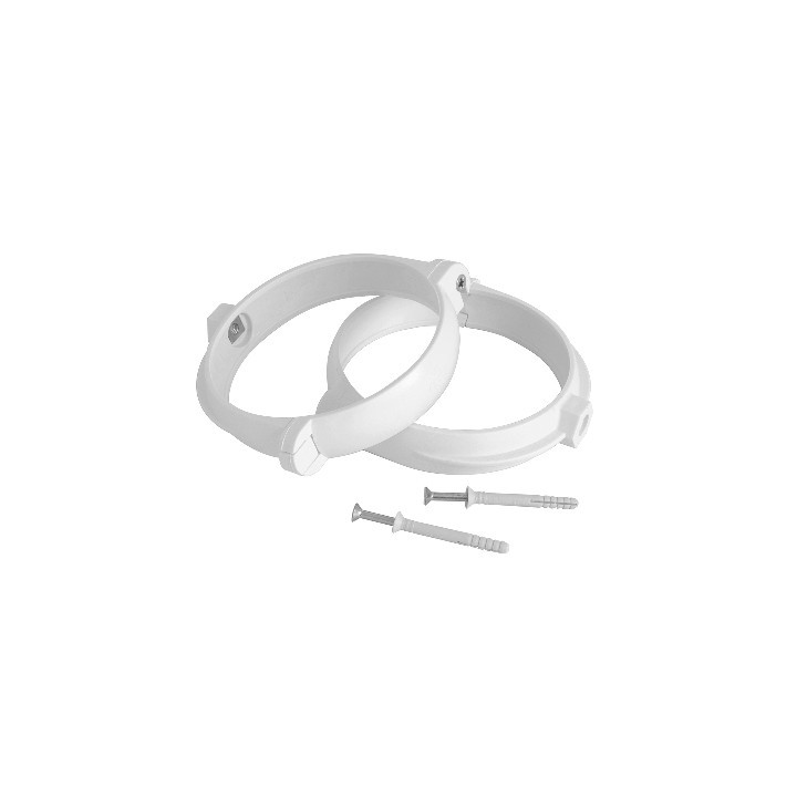 2 PZ STAFFE FERMATUBO CON VITI Diam. 100 mm