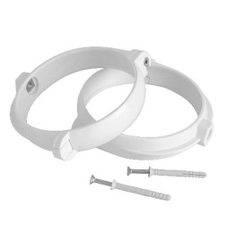 2 PZ STAFFE FERMATUBO CON VITI Diam. 125 mm