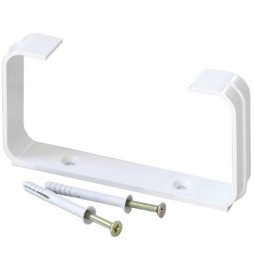 2 PZ STAFFE FERMATUBO RETTANGOLARE CON VITI E TASSELLI mm 120x60