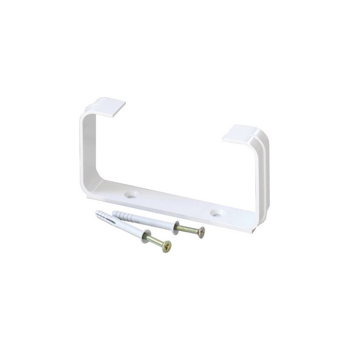 2 PZ STAFFE FERMATUBO RETTANGOLARE CON VITI E TASSELLI mm 120x60
