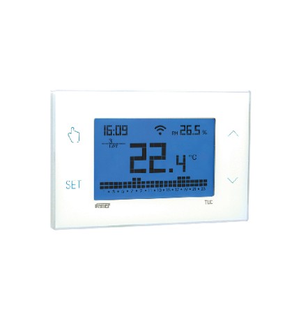CRONOTERMOSTATO TUO WIFI LITE SETTIMANALE TOUCH SCREEN Bianco