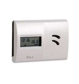 CRONOTERMOSTATO SETTIMANALE DA PARETE EVOX Bianco