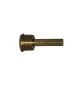 POZZETTO PER SONDA 1/2 GAS CONICO 5 CM PER UN BULBO Diam. 7 x 9 mm.