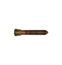 POZZETTO PER SONDA 1/2 GAS CONICO 10 CM PER 3 BULBI Diam. 15 x 16 mm.