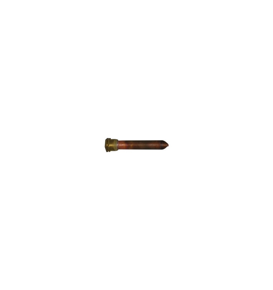 POZZETTO PER SONDA 1/2 GAS CONICO 10 CM PER 3 BULBI Diam. 15 x 16 mm.