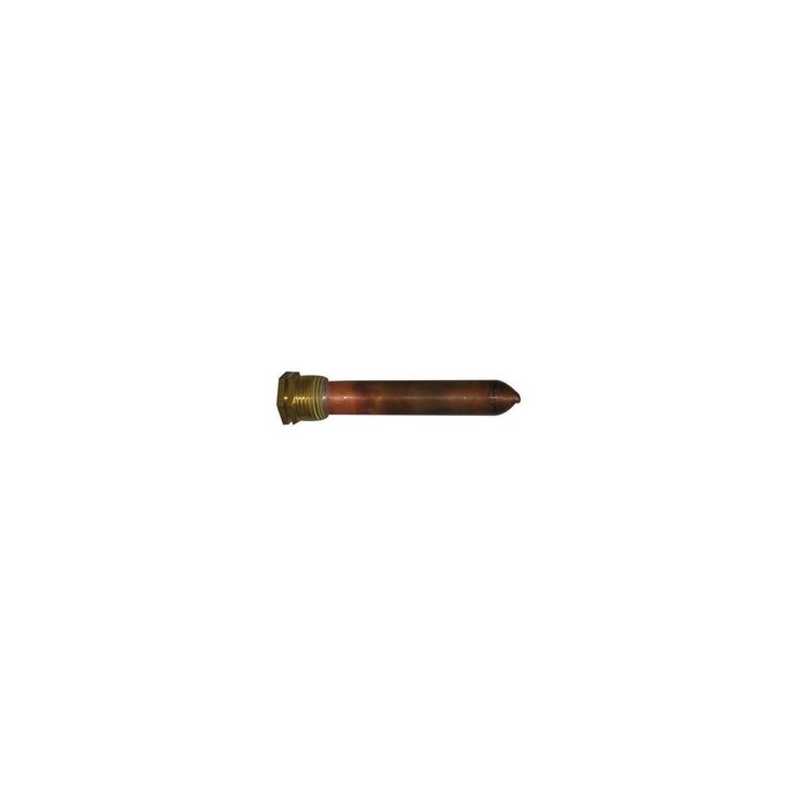 POZZETTO PER SONDA 1/2 GAS CONICO 10 CM PER 3 BULBI Diam. 15 x 16 mm.