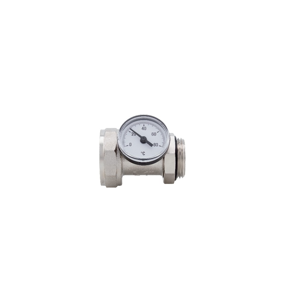 RACCORDO PORTATERMOMETRO ORIENTABILE CON TERMOMETRO 1" DN 25 10bar/145psi