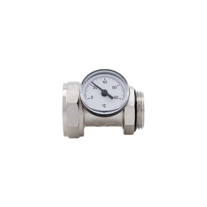 RACCORDO PORTATERMOMETRO ORIENTABILE CON TERMOMETRO 1" DN 25 10bar/145psi
