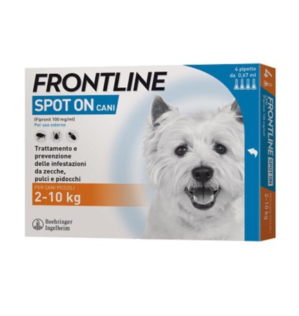 FRONTLINE SPOT-ON 02-10 KG CANI PICCOLI 3 PIPETTE