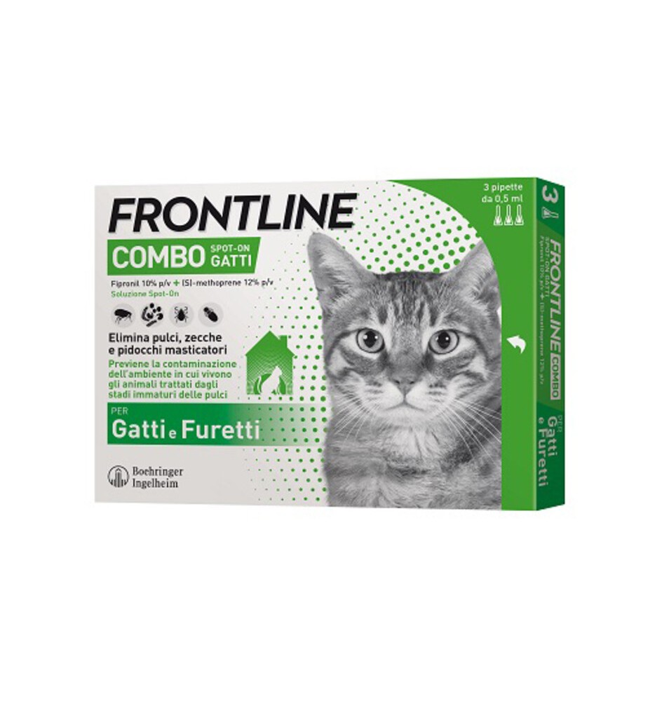 FRONTLINE COMBO GATTI 3 PIPETTE