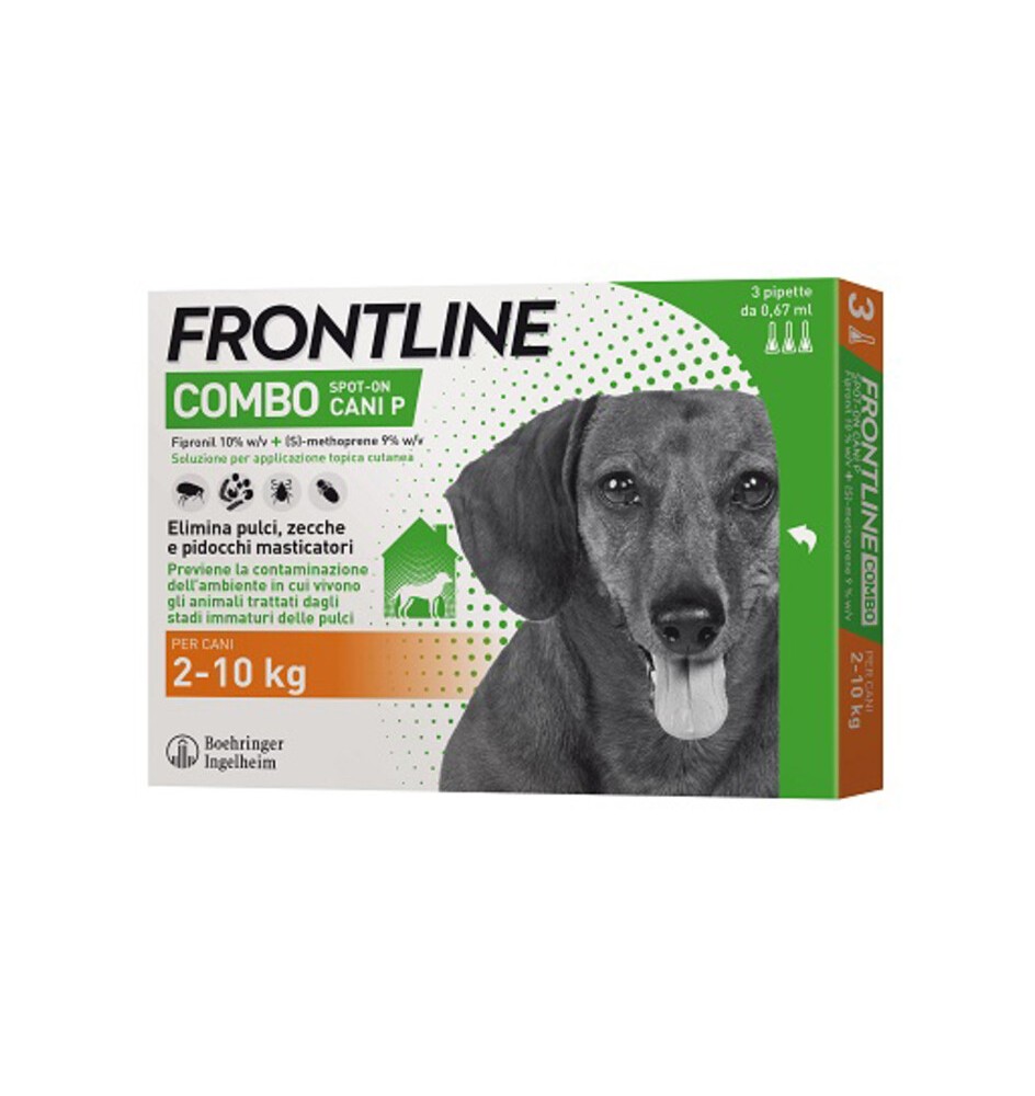 FRONTLINE COMBO 02-10 KG CANI PICCOLI 3 PIPETTE