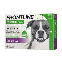 FRONTLINE COMBO 20-40 KG CANI GRANDI 3 PIPETTE