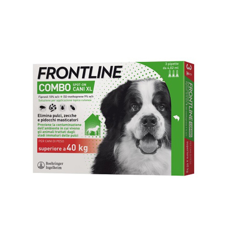 FRONTLINE COMBO 40-60 KG CANI XL 3 PIPETTE