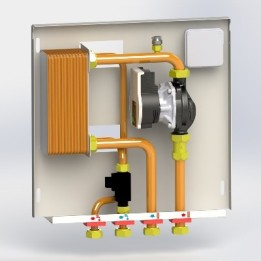 MODULO PRODUZIONE ACS ISTANTANEA MX125/ACS 12 Lt/min