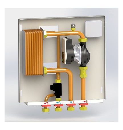 MODULO PRODUZIONE ACS ISTANTANEA MX125/ACS 12 Lt/min