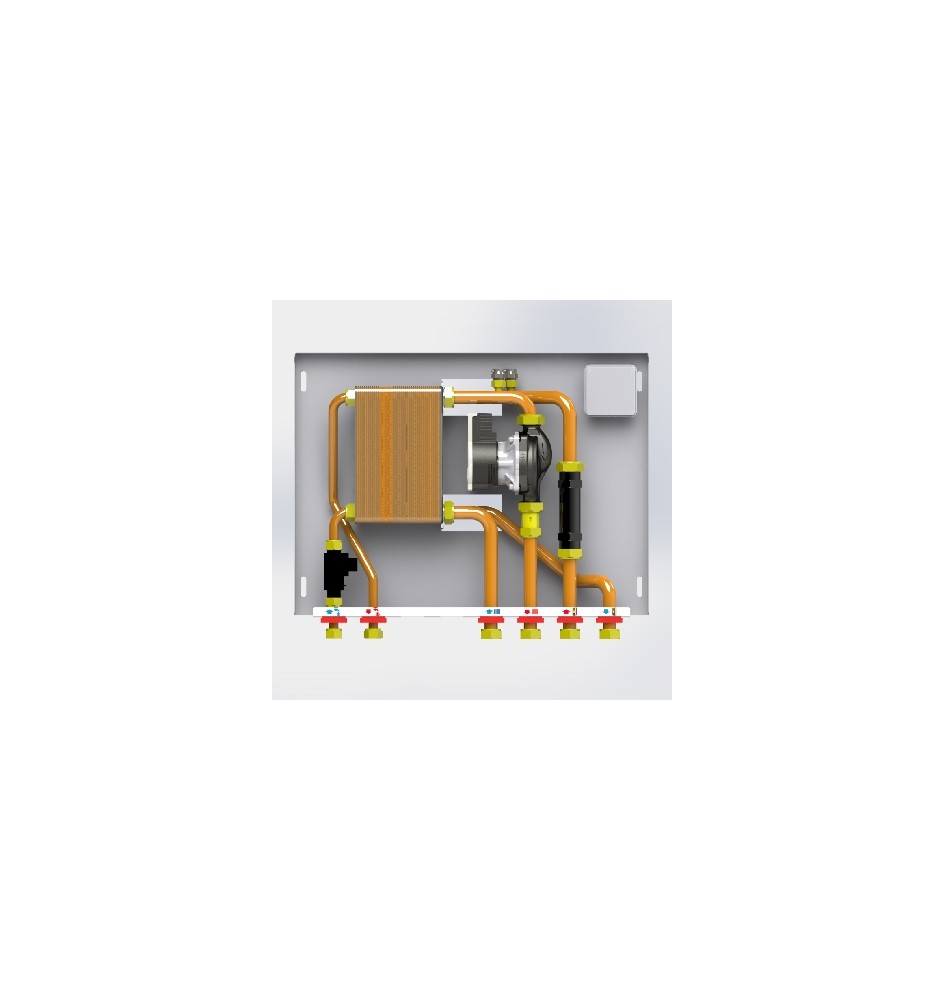 MODULO INTERFACCIA CALDAIA TERMOPR. E PRODUZIONE ACS MX135/2 MINI 30 kw 12 Lt/min