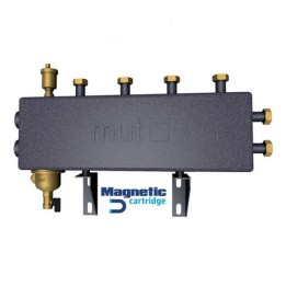 COLLETTORE DEFANGATORE SEPARATORE 2+1 LATERALE G 1"1/4 F - G 1" F