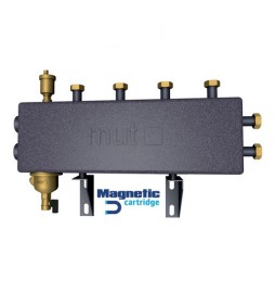 COLLETTORE DEFANGATORE SEPARATORE 2+1 LATERALE G 1"1/4 F - G 1" F