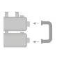 KIT SEPARATORE PER DADA G 1"1/2 M
