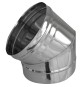 CURVA IN ACCIAIO A 45° PER CANNE FUMARIE Diam. 100