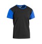 T-SHIRT COLLEGE NERO/ROYAL MIS. L