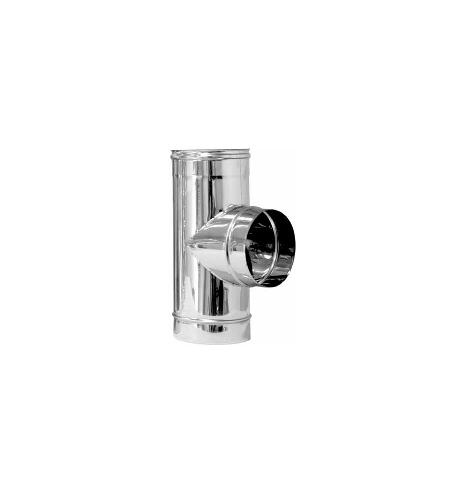 TEE IN ACCIAIO A 90° PER CANNE FUMARIE Diam. 160