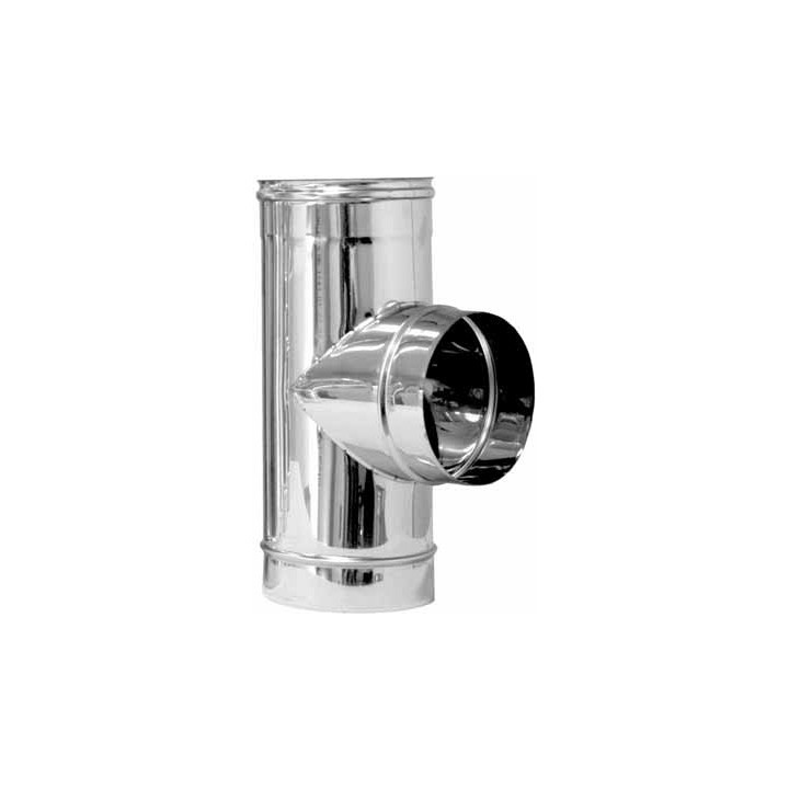 TEE IN ACCIAIO A 90° PER CANNE FUMARIE Diam. 160
