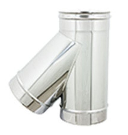 BRAGA IN ACCIAIO A 135° PER CANNE FUMARIE Diam. 180