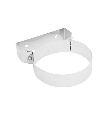 FASCETTA MURALE IN ACCIAIO PER CANNE FUMARIE Diam. 300