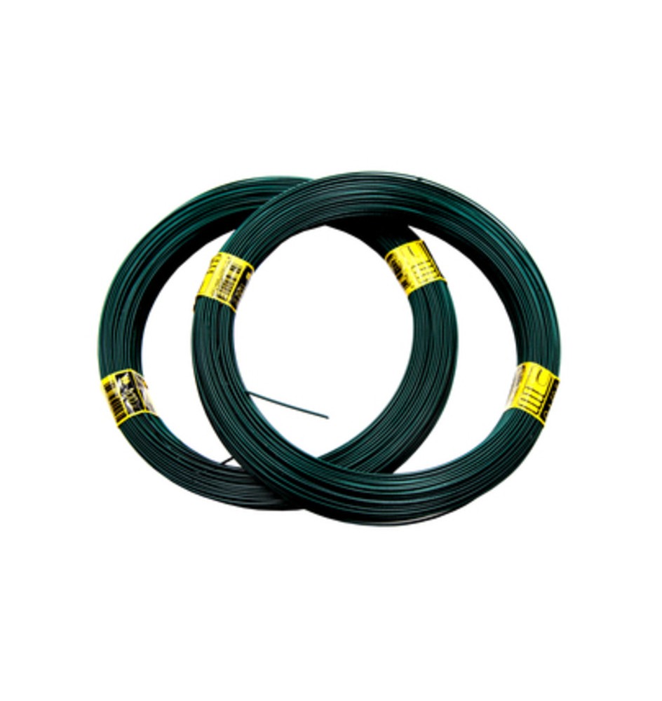 FILO TENSIONE PLASTICATO D 2,1-2,8MM 100 M VERDE