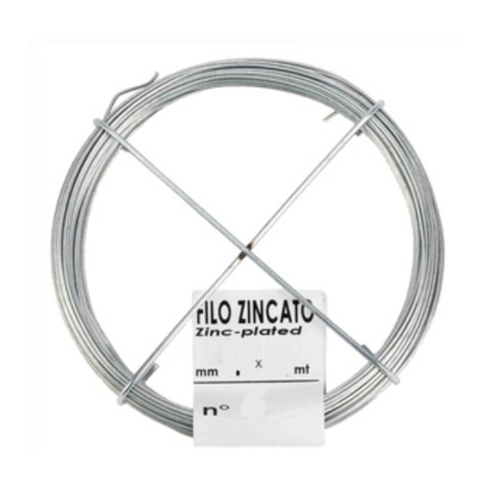 MATASSINA FILO ZINCATO N. 6 D 1,1 MM 19 M