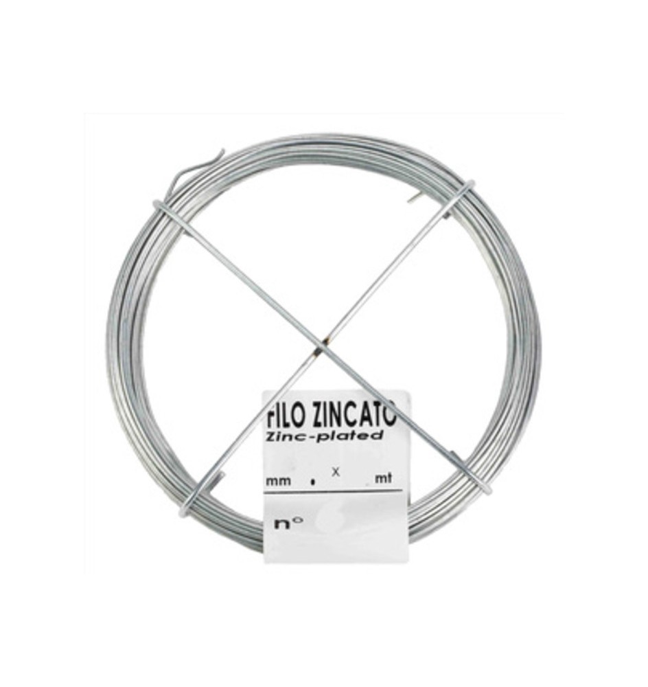 MATASSINA FILO ZINCATO N.10 D 1,5 MM 12 M