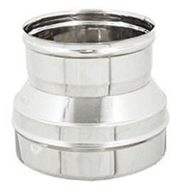 RIDUZIONE INOX PER CANNE FUMARIE Diam. M 200-F 120