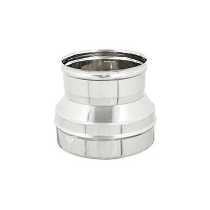 RIDUZIONE INOX PER CANNE FUMARIE Diam. M 200-F 120