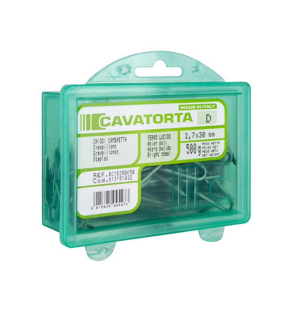 SCATOLA DA KG. 0,5 CHIODI CAMBRETTE (2,2) 14X25