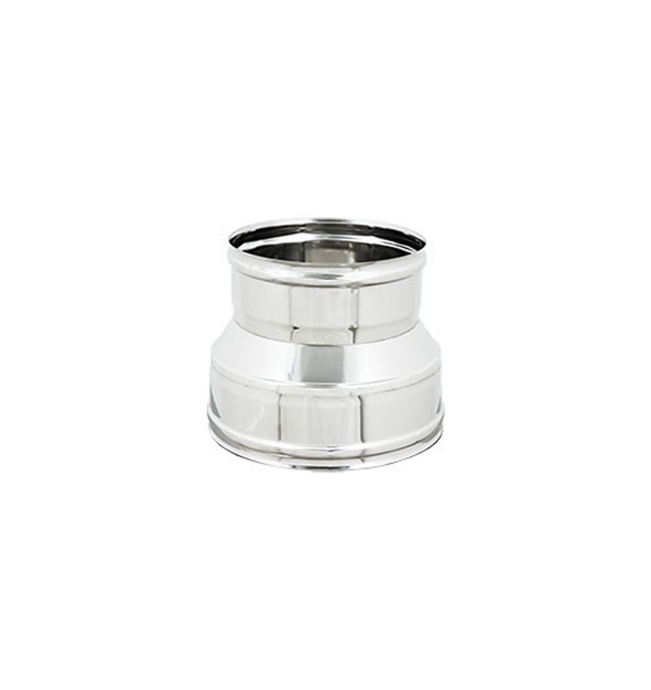 MANICOTTO RIDOTTO FF PER CANNE FUMARIE INOX Diam. F 100-F 80