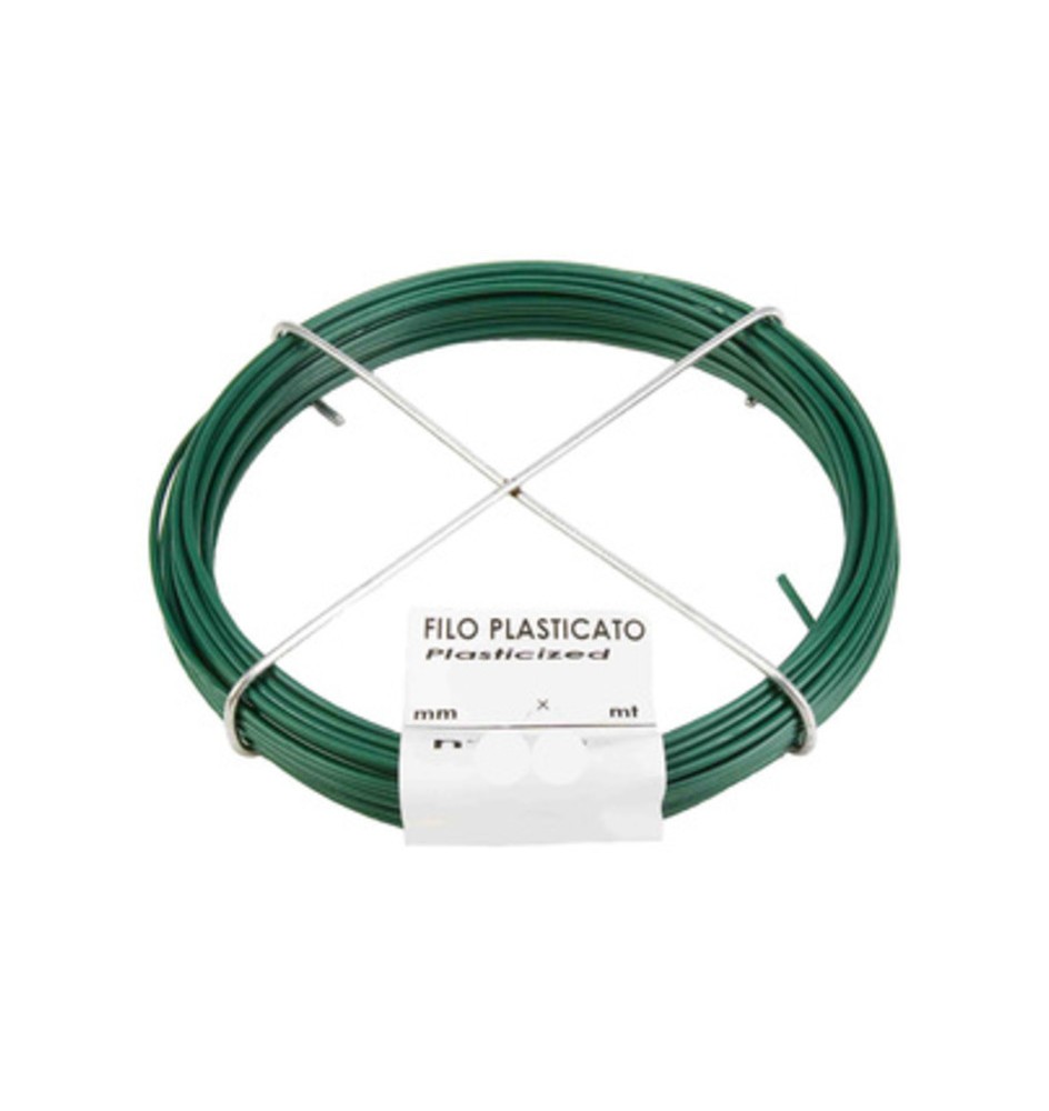 MATASSINA FILO PLASTICATO N. 4 D 1,0 MM 25 M VERDE