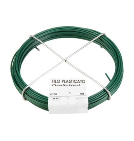 MATASSINA FILO PLASTICATO N. 4 D 1,0 MM 25 M VERDE