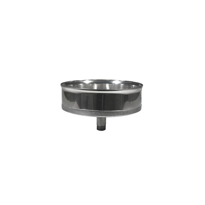 TAPPO CHIUSURA ACCIAIO CON SPURGO Diam. 140