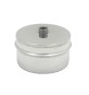 TAPPO CHIUSURA IN ACCIAIO MASCHIO CON SPURGO Diam. 140
