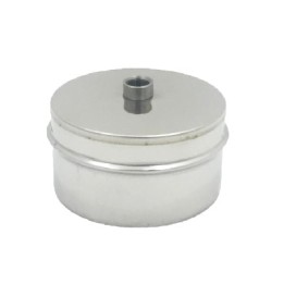 TAPPO CHIUSURA IN ACCIAIO MASCHIO CON SPURGO Diam. 160
