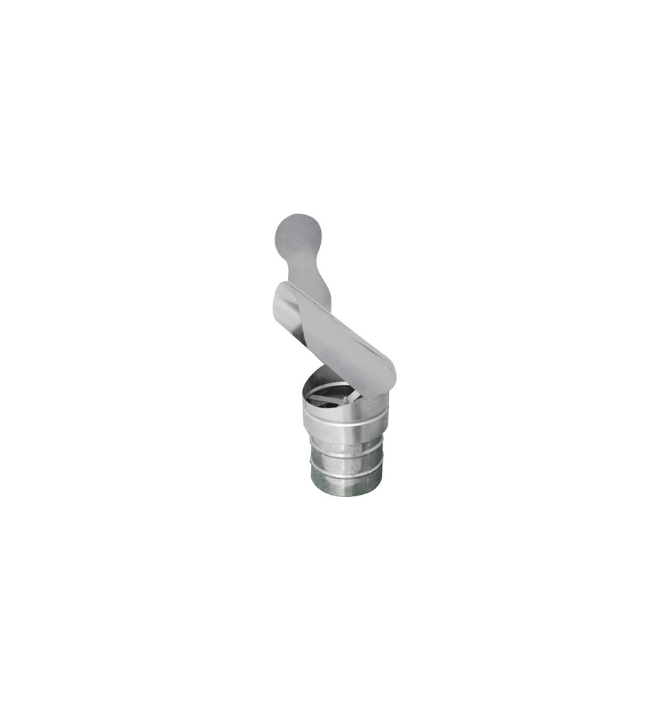 CAPPELLO A PAPPAGALLO CON BASE TONDA ZINCATO Diam. 120